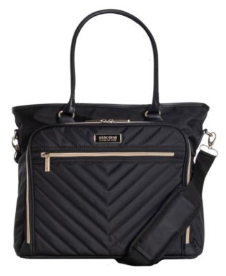 Madison Square Hardside Chevron Expandable Luggage, 2-Piece 20" Carry-On and Tote