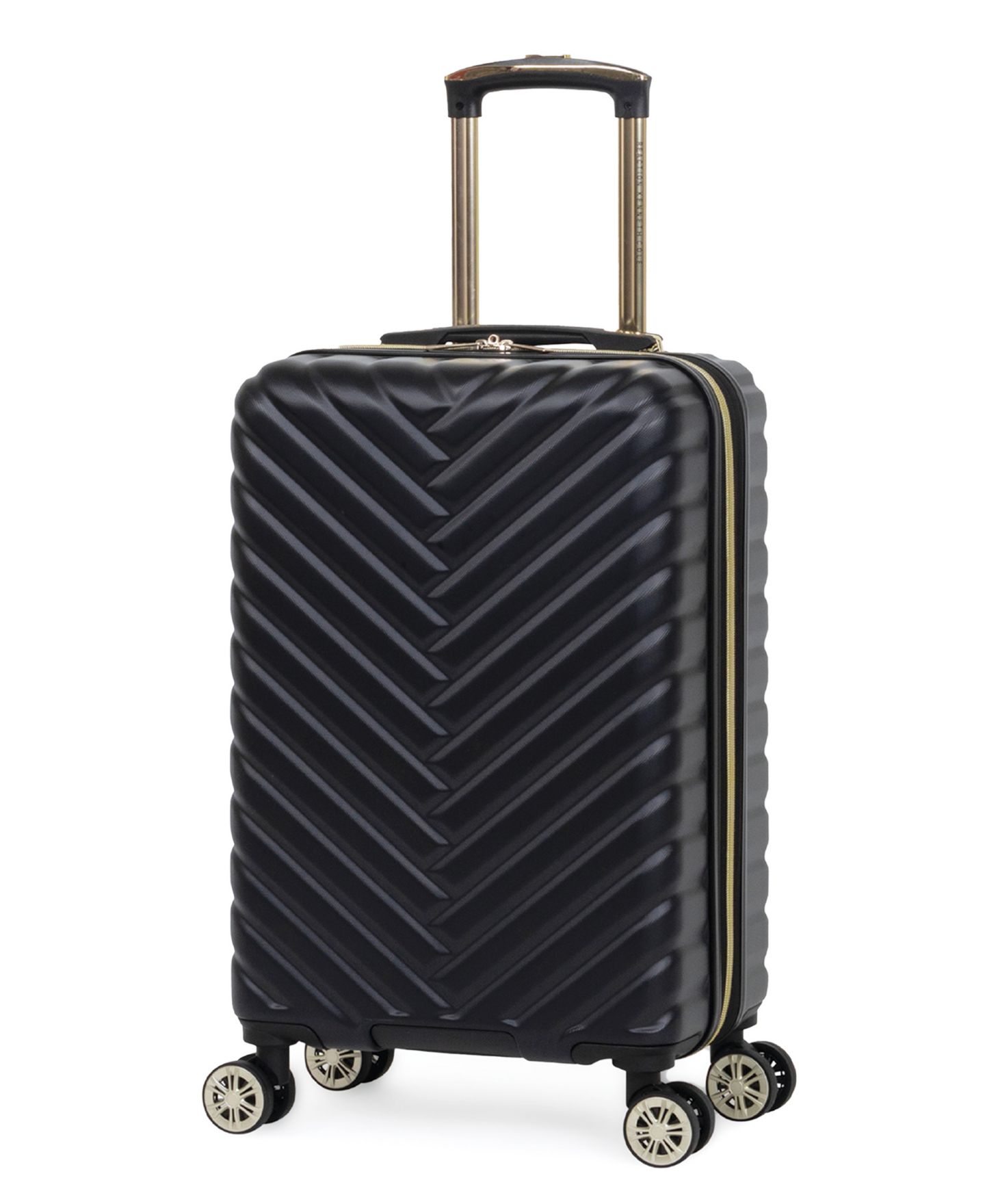 Сумки Kenneth Cole Reaction Madison Square Hardside Chevron Expandable 2pc 20" Carry On Luggage + Matching 15" Laptop Backpack Set, цвет: Чёрный — фото 10