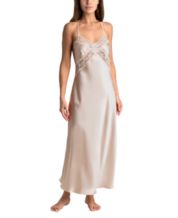 Satin Long Nightgown With Robe Set 