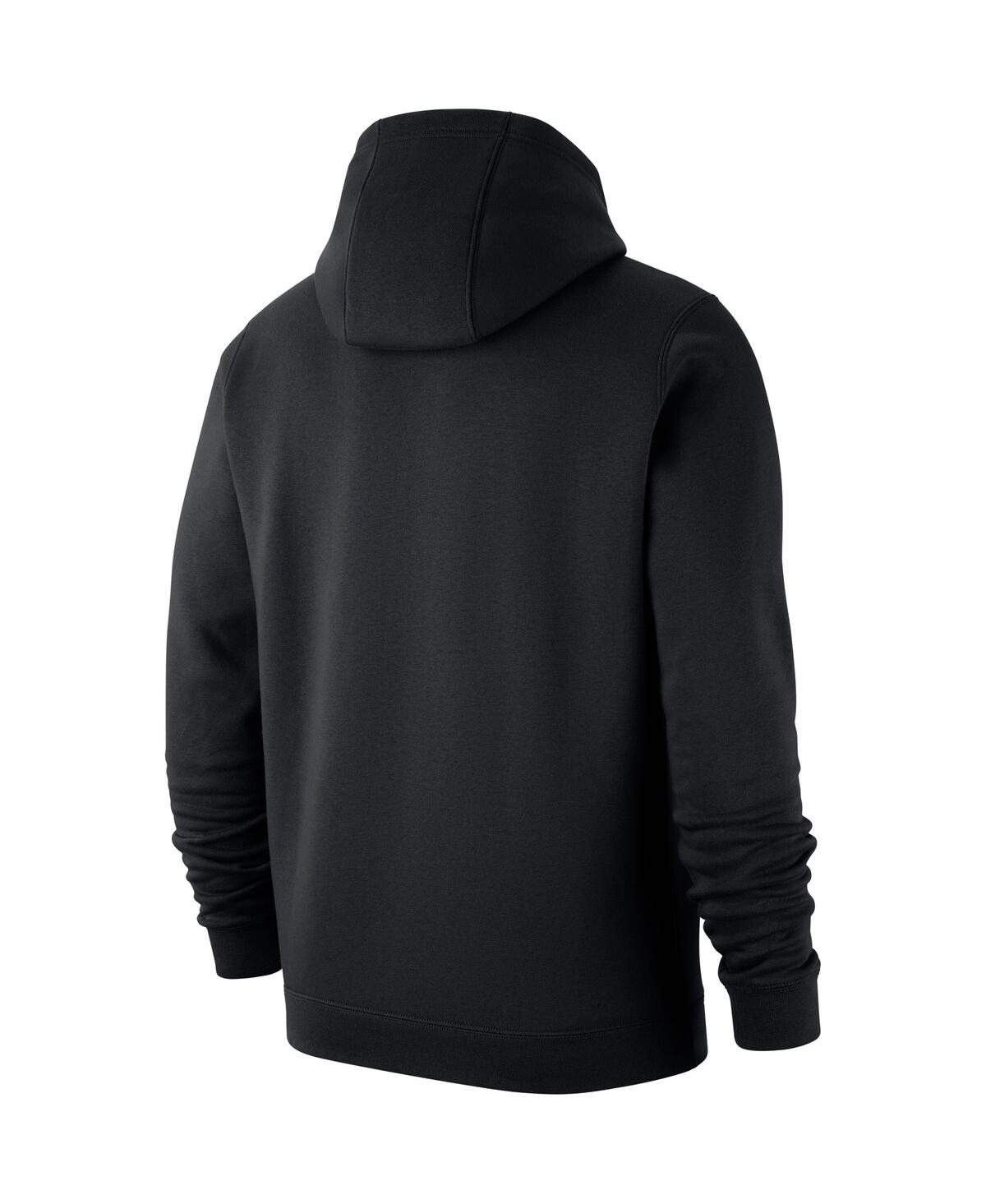 Men's NikeToronto Raptors Hardwood Classics Club Pullover Fleece Hoodie - Black