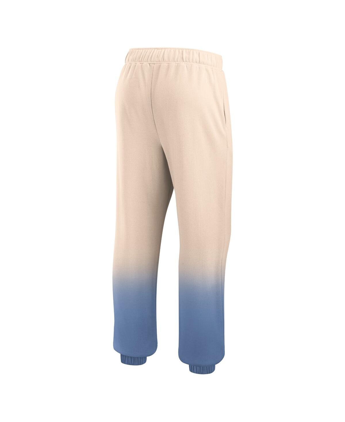 Shop Fanatics Women's  Tan, Royal Distressed Los Angeles Dodgers Luxe Ombre Lounge Pants In Tan,royal