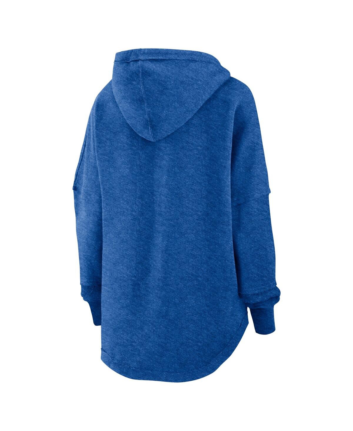 Fanatics Branded Royal Los Angeles Rams Lounge Helmet Arch Pullover Hoodie In Royal