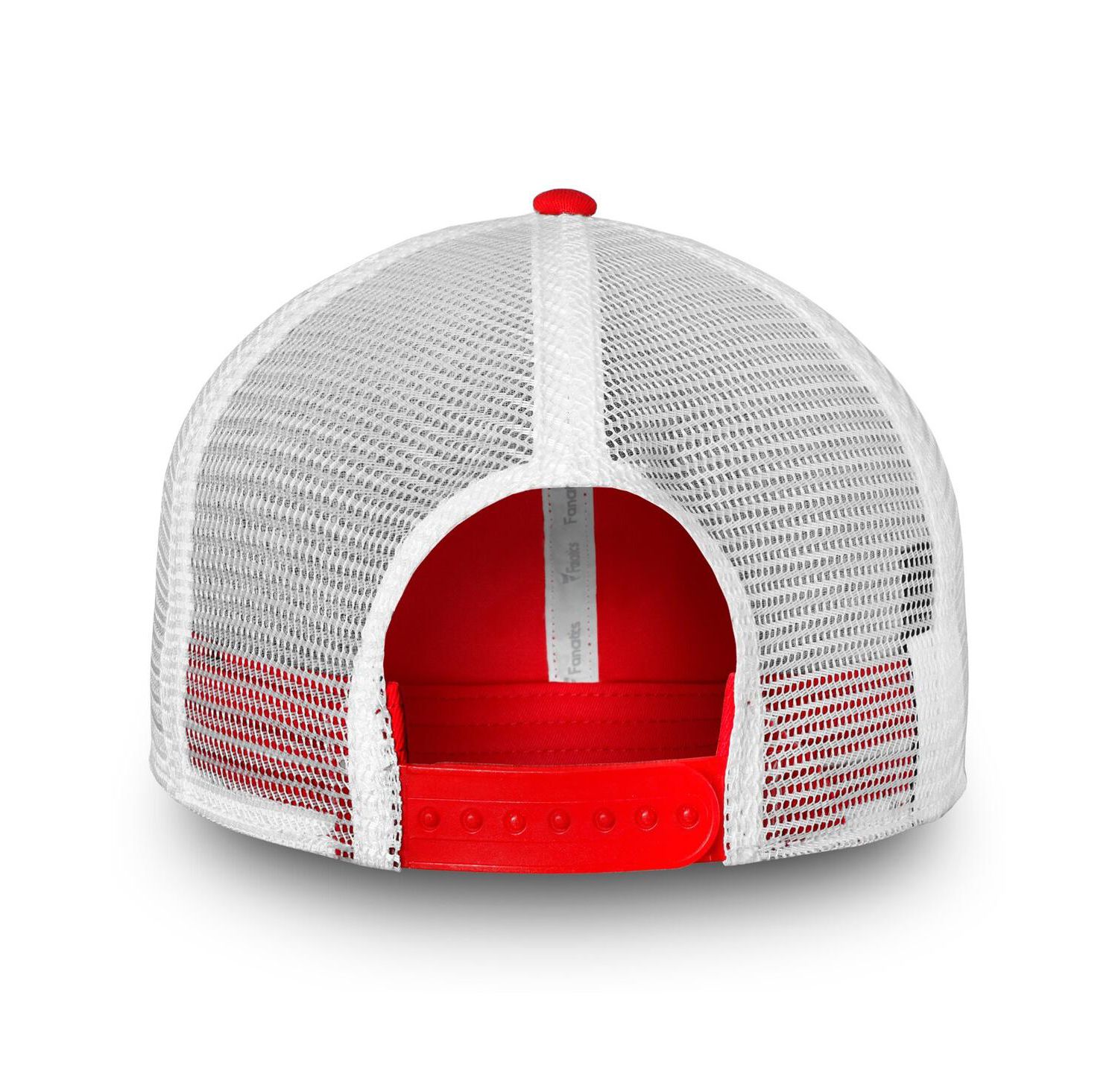Men's Red, White Detroit Red Wings Slouch Core Primary Trucker Snapback Hat