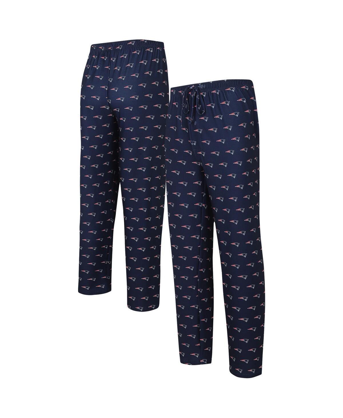 Men's Concepts Sport Navy New England Patriots Gauge Allover Print Knit Pants - Navy