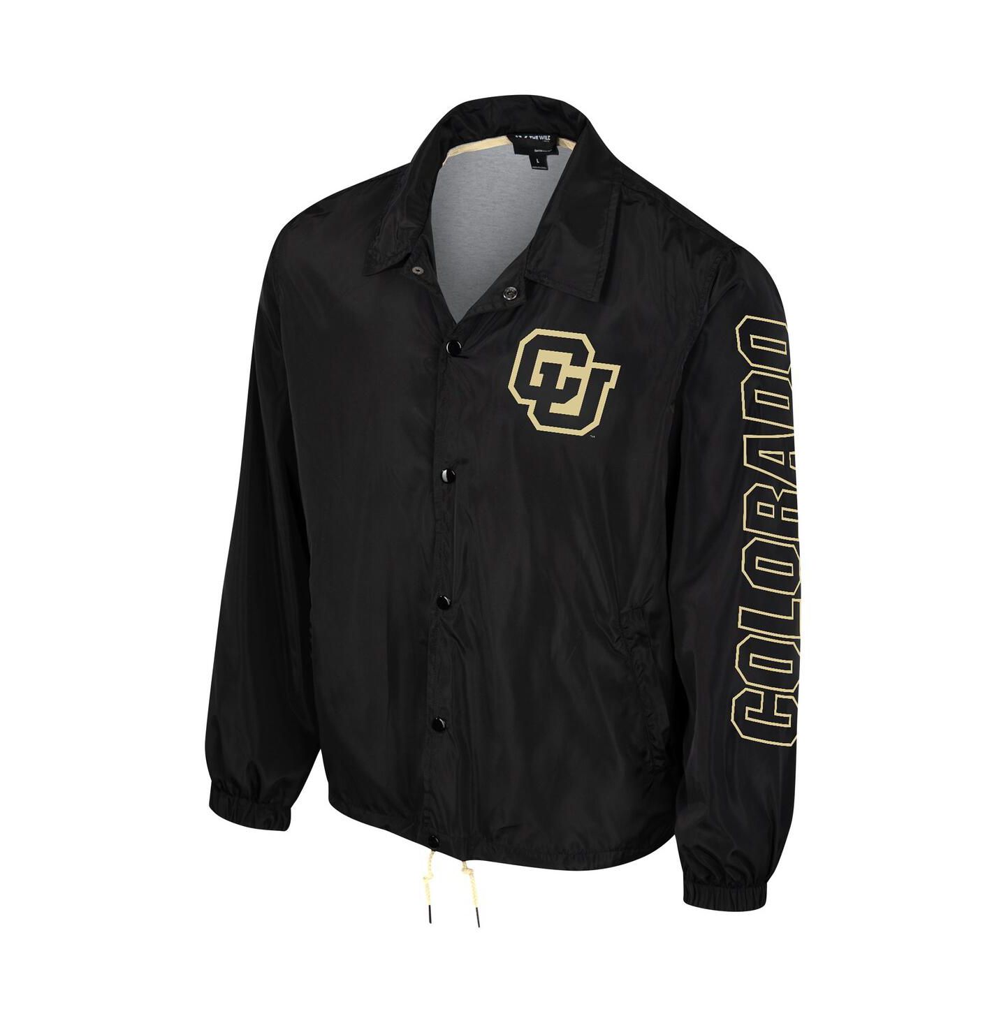 Куртка The Wild Collective Black Colorado Buffaloes Coaches Full-Snap — фото 3