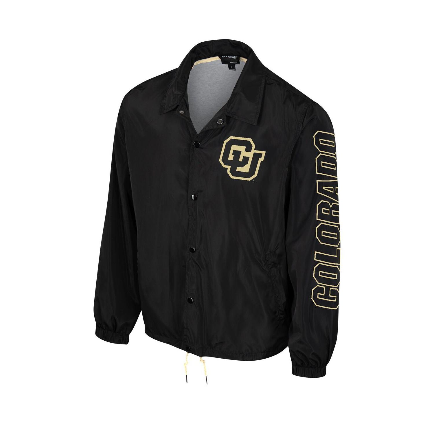 Men's and Women's Black Colorado Buffaloes Coaches Full-Snap Jacket