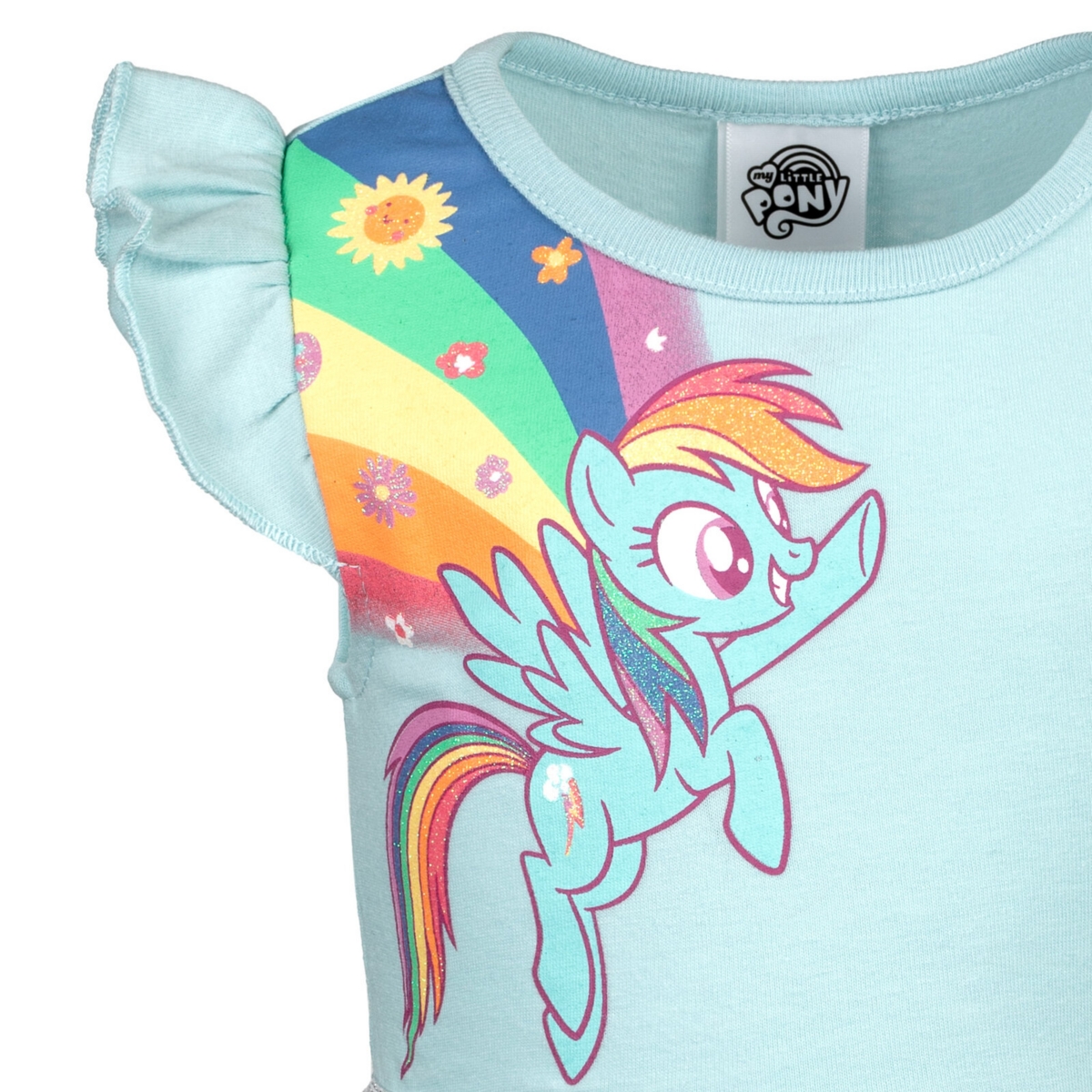 My Little Pony Pinkie Pie Rainbow Dash Girls Dress Toddler to Big Kid