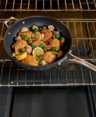 Premier Hard-Anodized Aluminum Nonstick 13" Deep Skillet with Lid