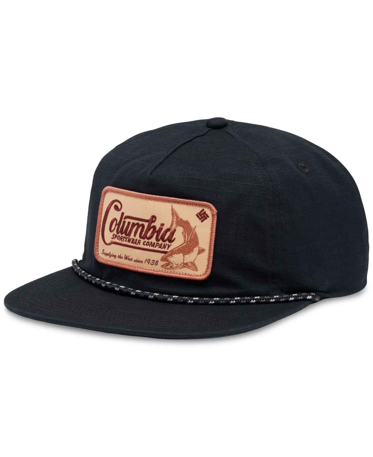 Columbia Men's Ratchet Strap Snap Back Hat In Black