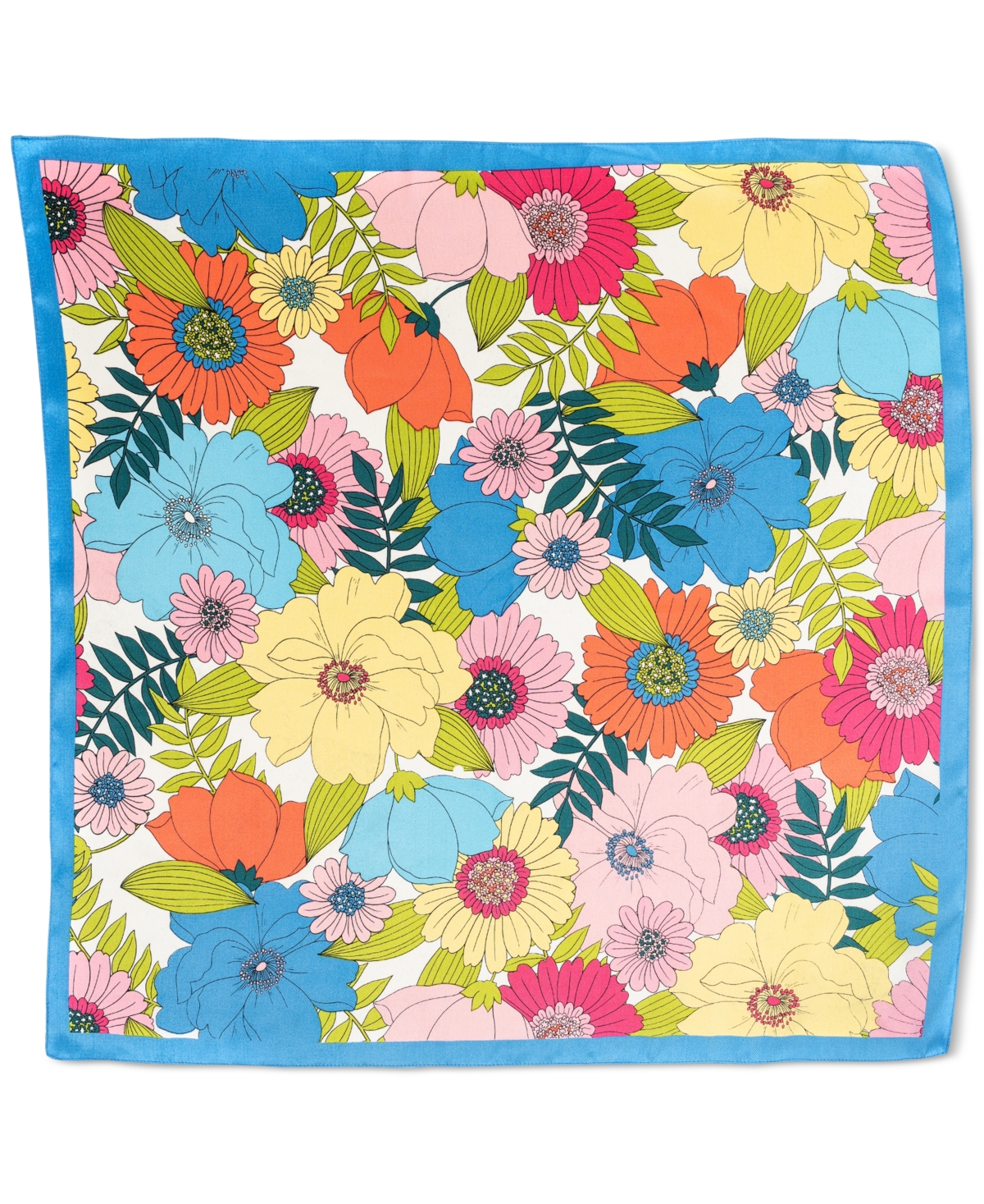 Women's Spring Has Sprung Floral Square Scarf, Created for Macy's - Multi