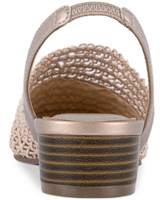 Women's Carolton Woven Slingback Flats