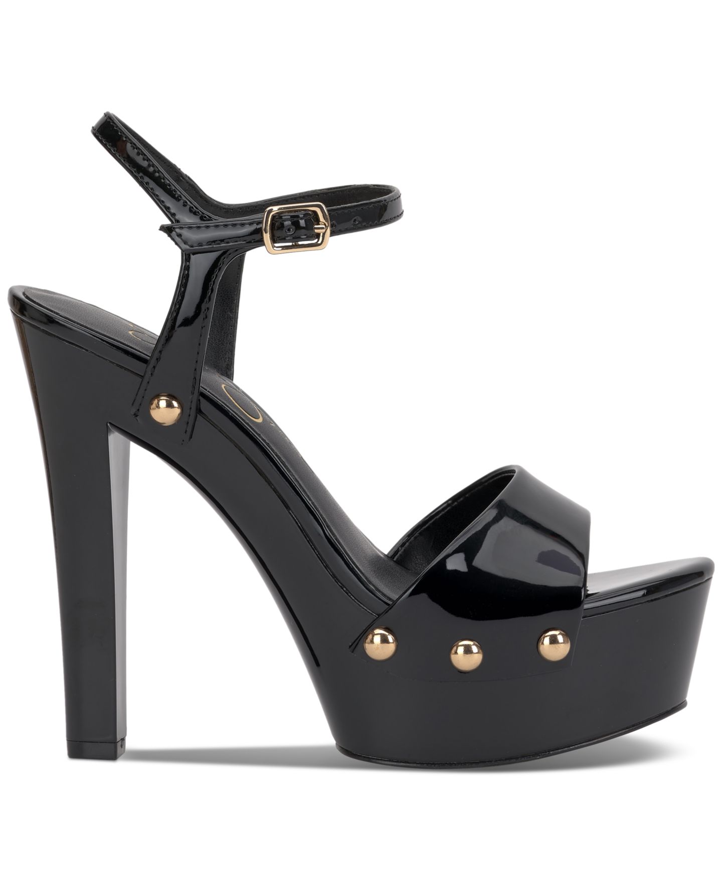 Женские сандалии Jessica Simpson Calenta Platform Dress Sandals, цвет: Чёрный лаковый — фото 2