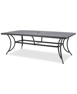 Wythburn Mix and Match 84"x 42" Cast Aluminum Outdoor Dining Table