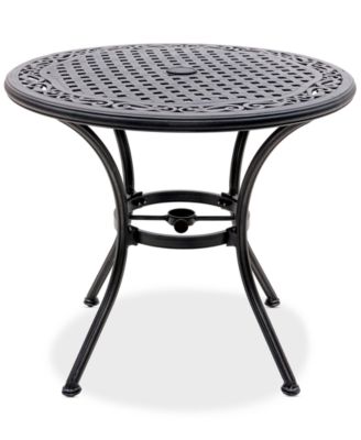 Wythburn Mix and Match 32" Round Cast Aluminum Outdoor Bistro Table