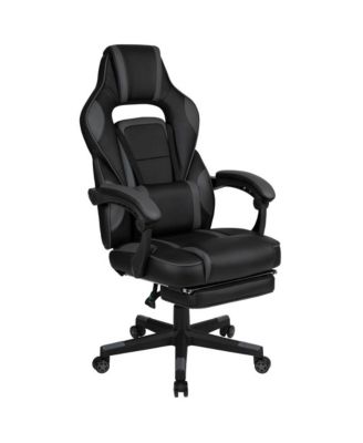 Ergonomic Gaming Chair -Recline Back/Arms, Footrest, Massaging Lumbar
