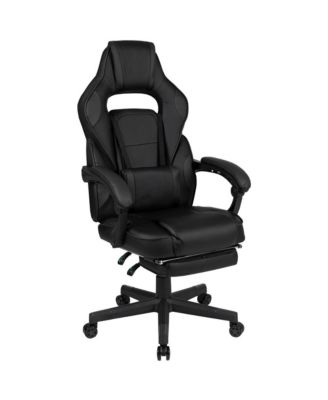 Ergonomic Gaming Chair -Recline Back/Arms, Footrest, Massaging Lumbar