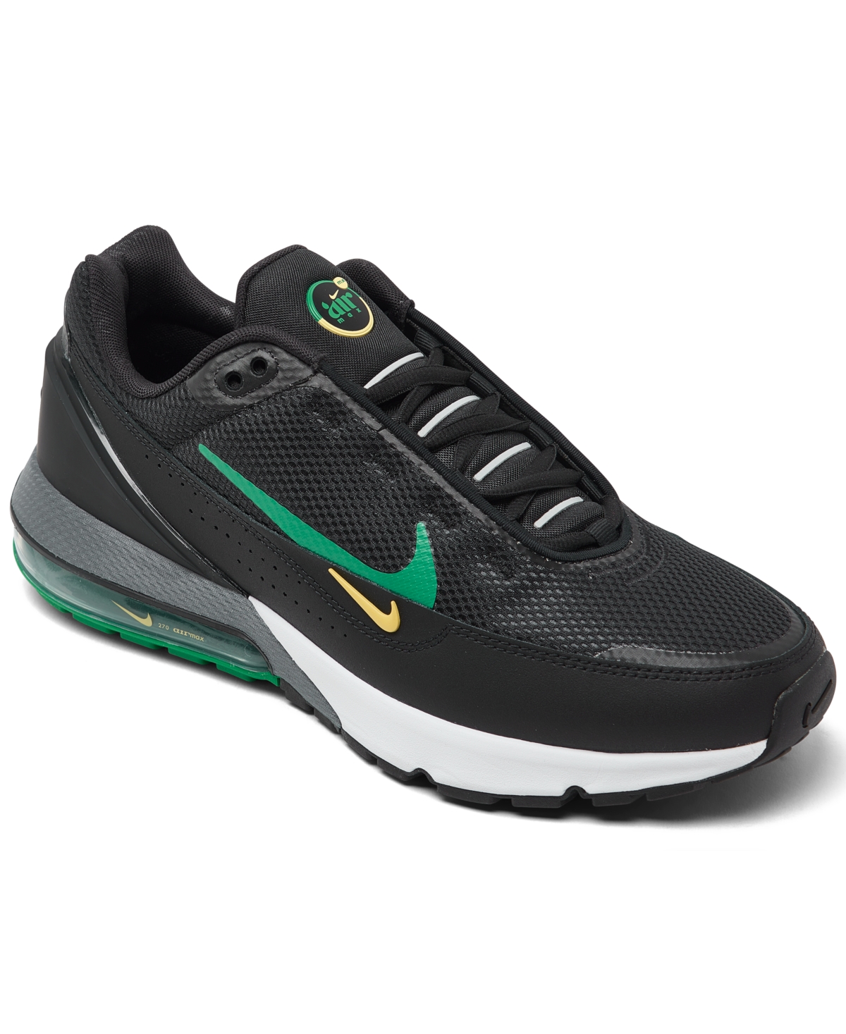 Shop Nike Men's Air Max Pulse Casual Sneakers From Finish Line In Black,malachite