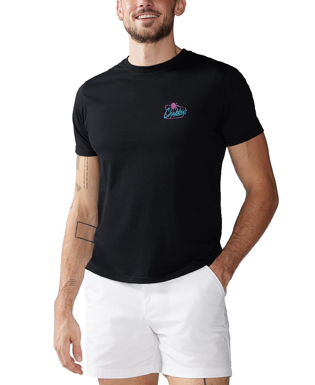Men's The Club Soto Relaxed-Fit Logo Graphic T-Shirt - Black - Solid