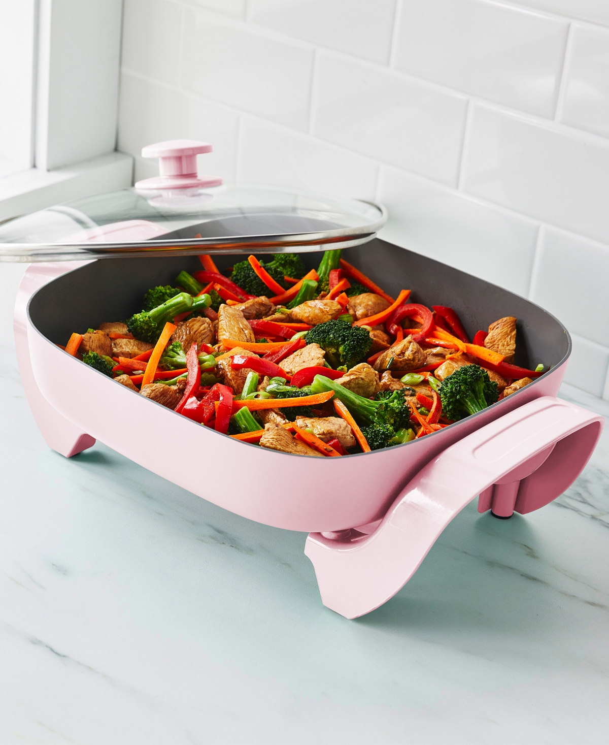 Shop Greenlife Healthy Power 5-in-1 Electric Skillet In Pink