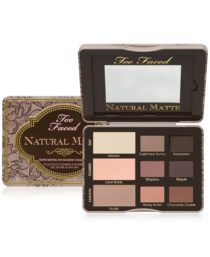 Too Faced Natural Face Makeup Palette & Natural Matte Eyeshadow