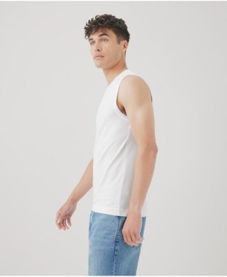 Organic Cotton Cool Stretch Tank Undershirt 3-Pack