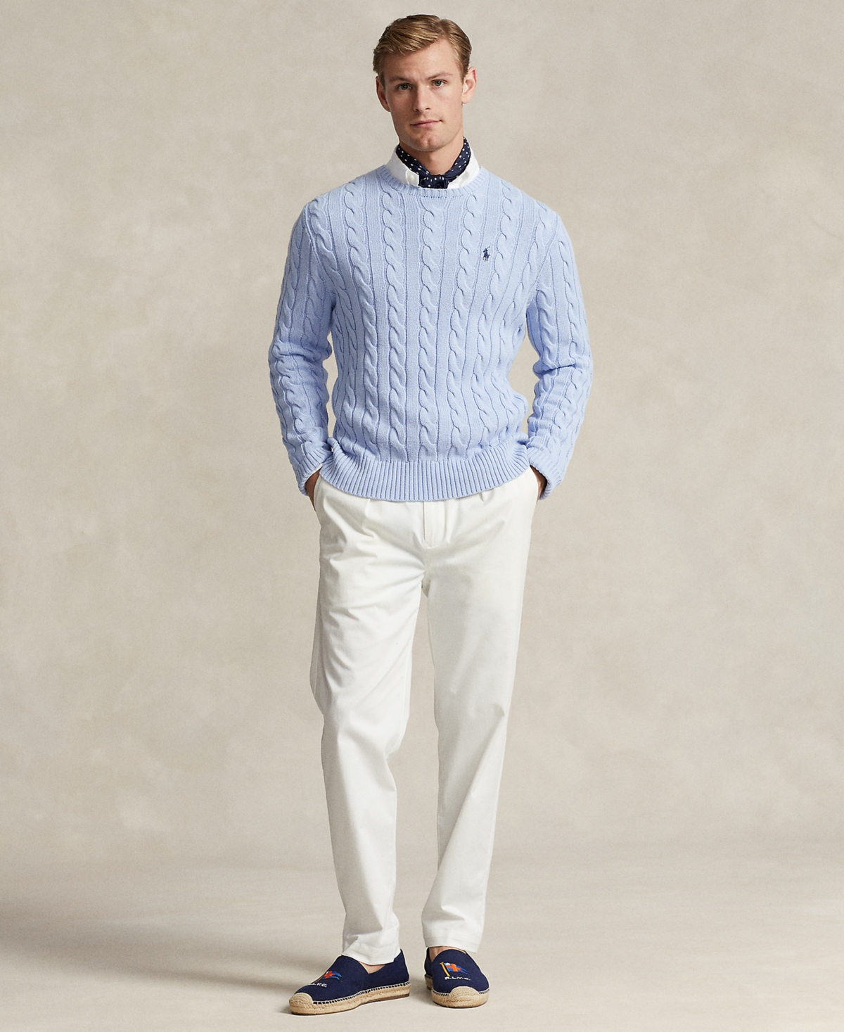 Polo Ralph Lauren Men's Cable-Knit Cotton Sweater