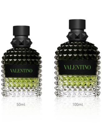 Shop Valentino Mens Uomo Born In Roma Green Stravaganza Eau De Toilette Fragrance Collection In No Color