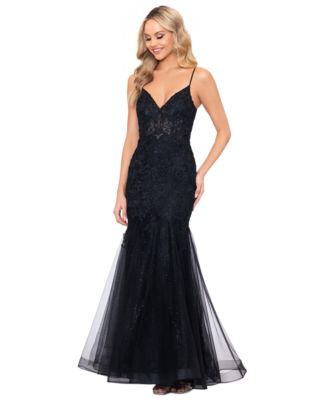 Mesh Mermaid Prom Dress