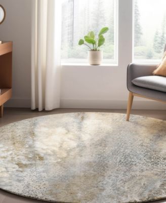 Odyssey Washable OY5 8' x 8' Round Area Rug