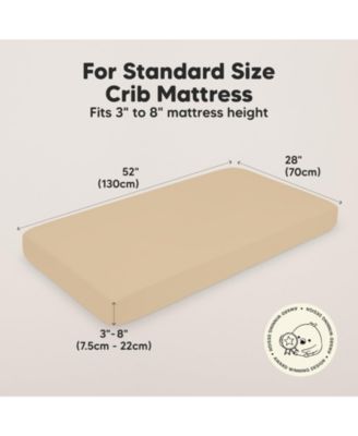 2pk Fitted Crib Sheets for Boys, Girls, Baby Crib Sheet, Standard Nursery Crib Sheet Cover