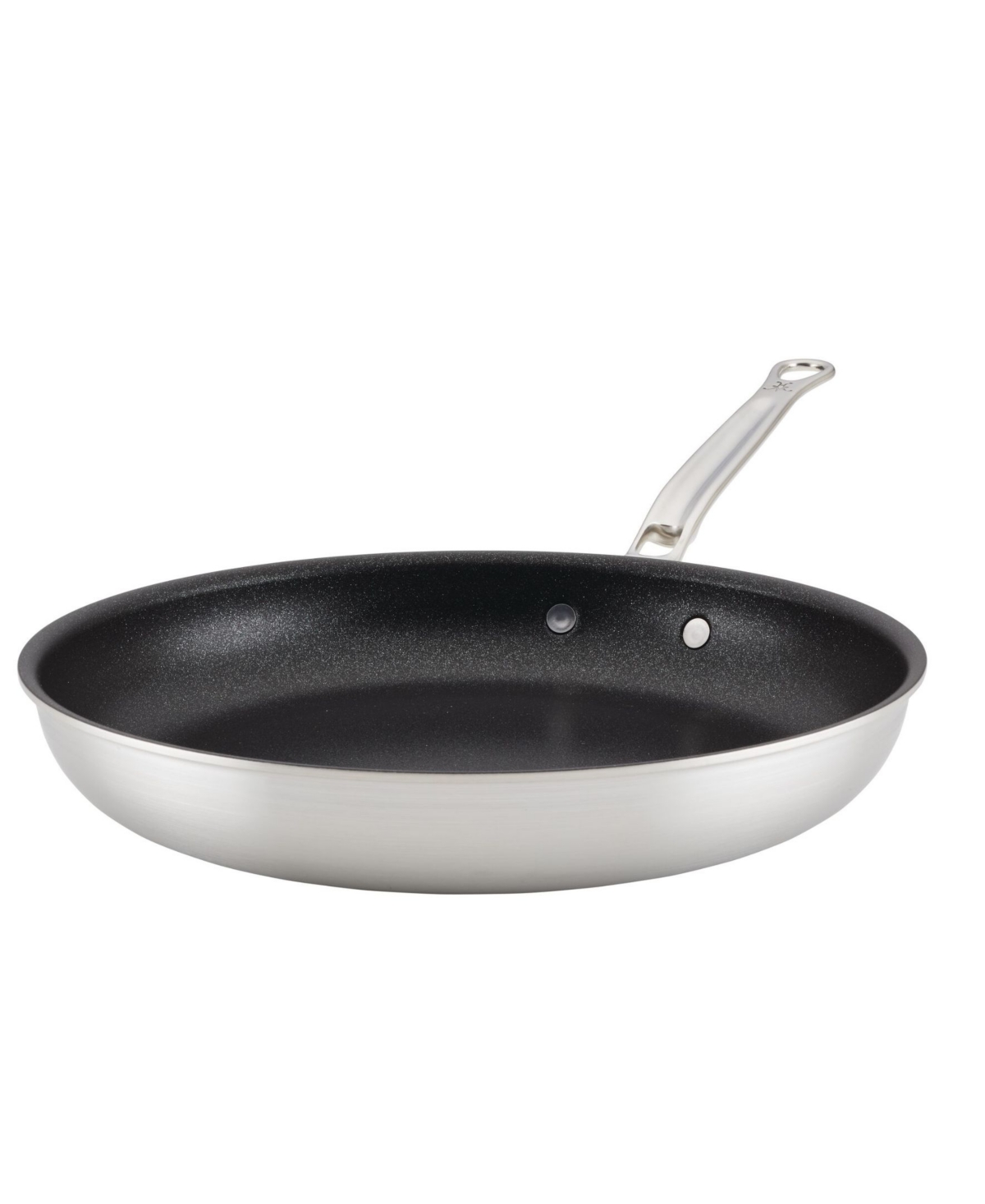 Shop Hestan Thomas Keller Insignia Commercial Clad Stainless Steel With Titum Nonstick 12.5" Open Saute Pan In No Color