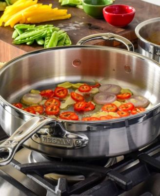 ProBond&reg; Clad Stainless Steel 3.5-Quart Covered Saute
