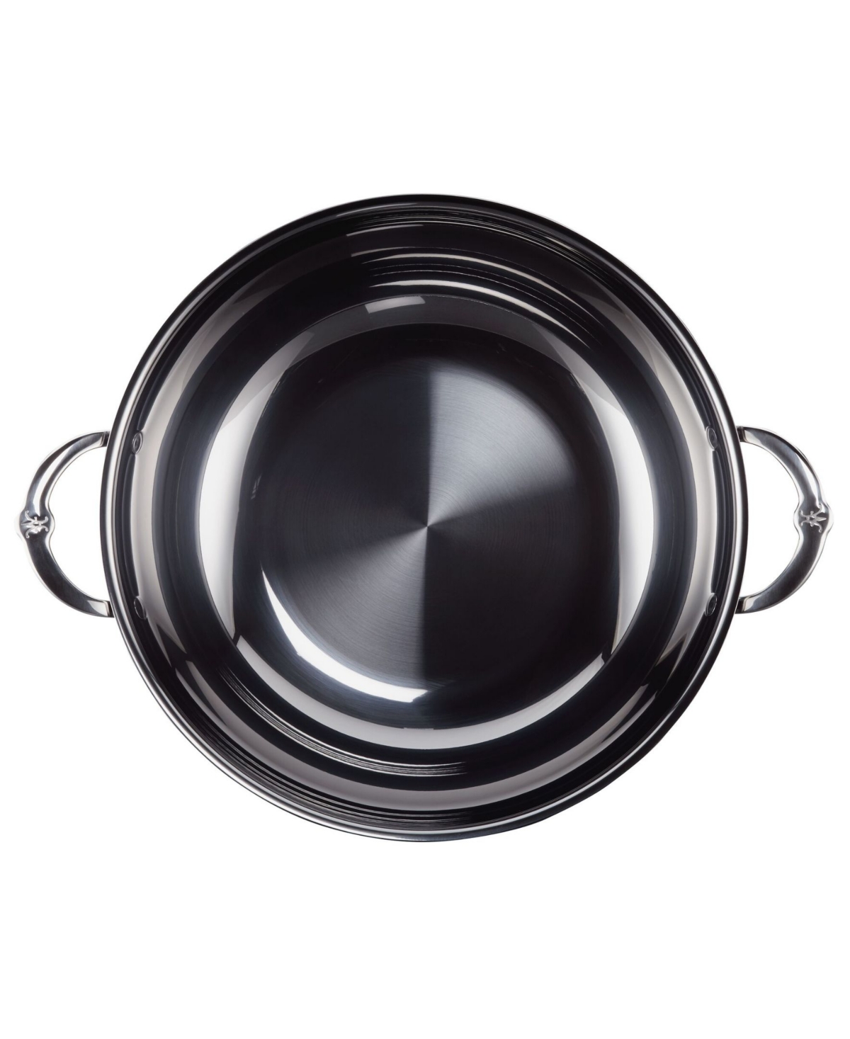 Hestan Nanobond Titanium Stainless Steel 14" Covered Wok In Stainless Steel