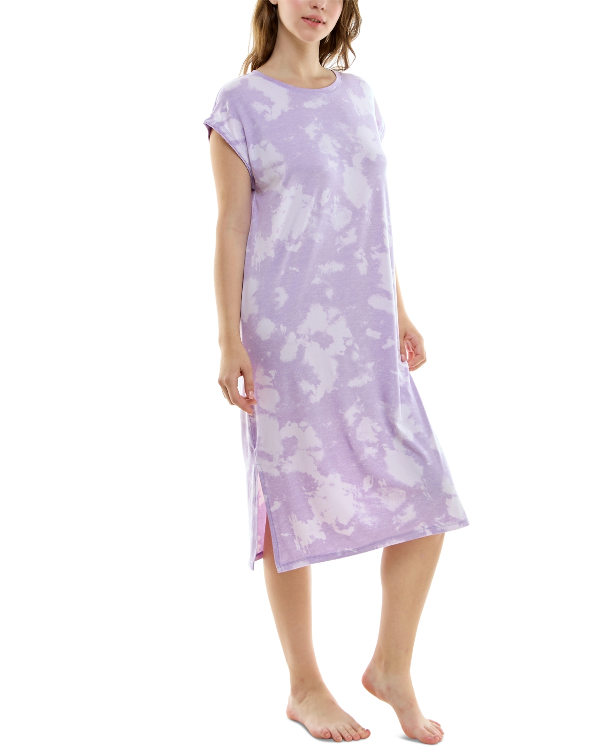 Roudelain Women's Printed Dolman-Sleeve Sleepshirt