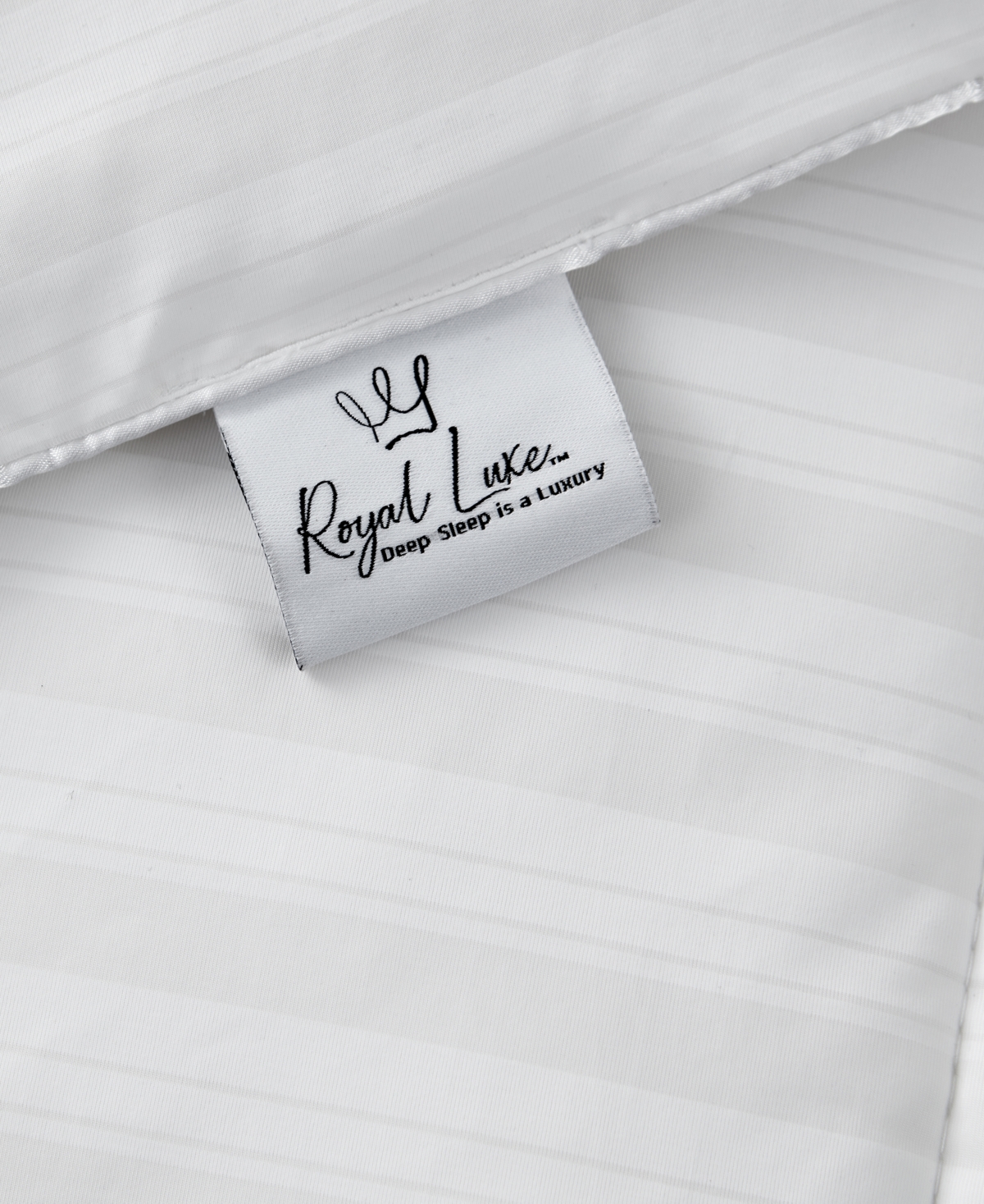 Shop Royal Luxe Cool Touch Down Alternative Comforter, Full/queen, Created For Macy's In White