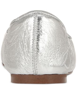 Felicia Leather Cushioned Ballet Flats