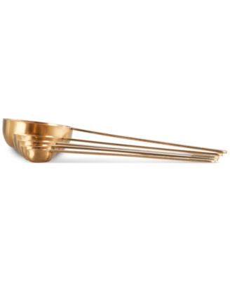 Gold-Tone Measuring Spoons, Set of 5