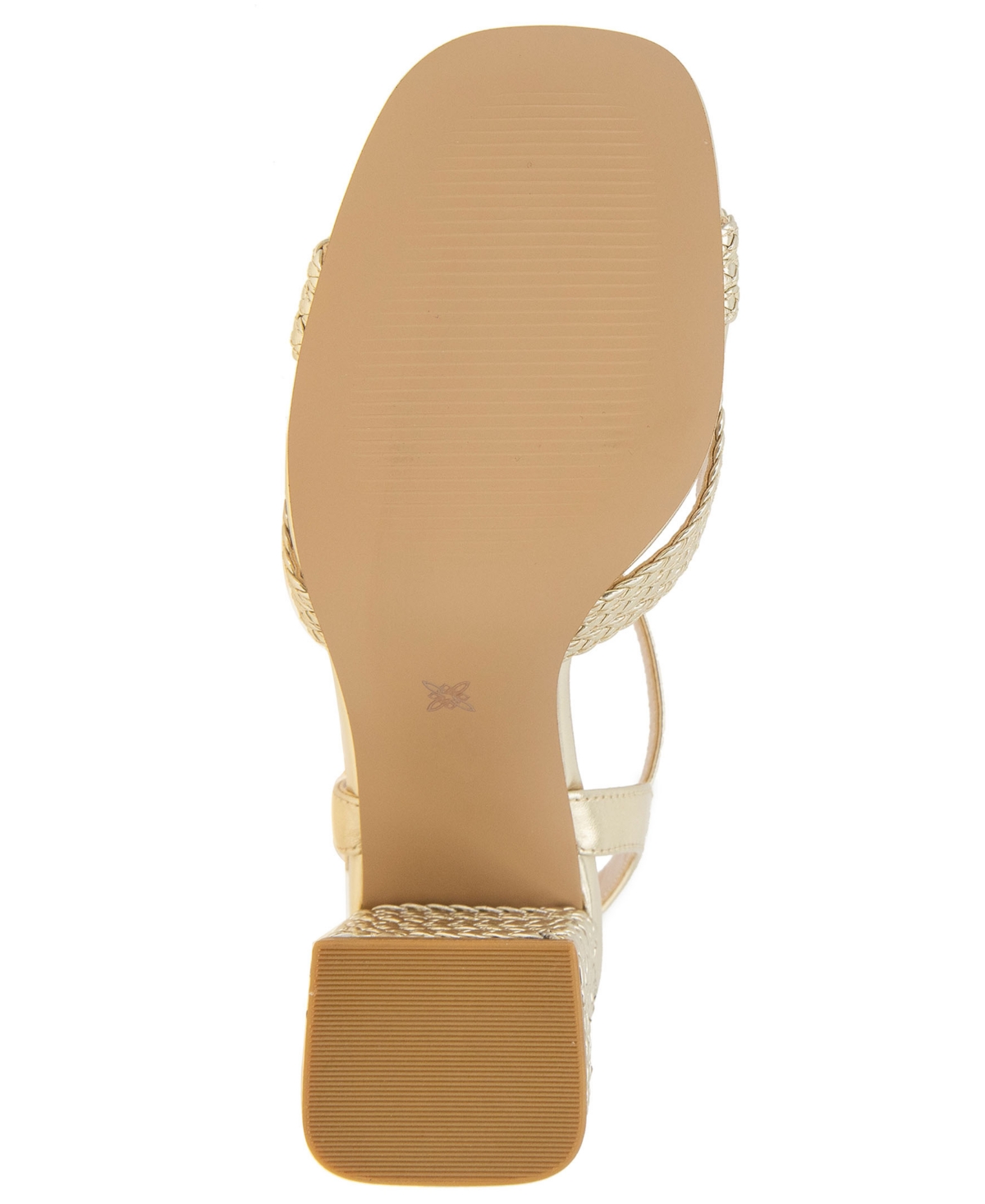 BCBGeneration Women's Dahlia Braided Block Heel Buckle Dress Sandals