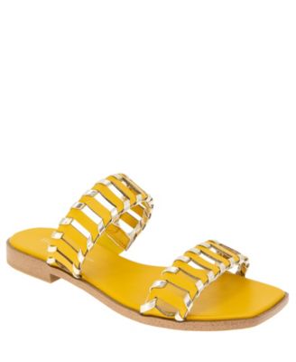 Photo 1 of BCBGeneration Women's Lemah Woven Double Band Slide Flat Sandals