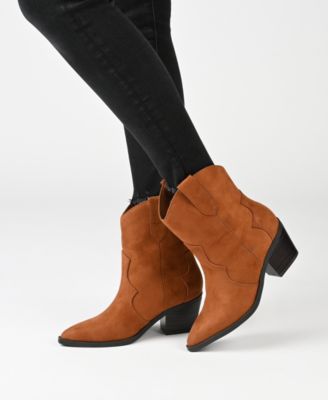 Women's Becker Western Block Heel Booties
