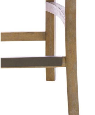 Diedra 23" Solid Wood Cane Back Counter Stool