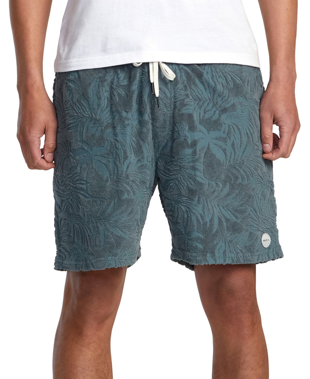 Men's Palms Down Elastic Waist Shorts - Balsam Green