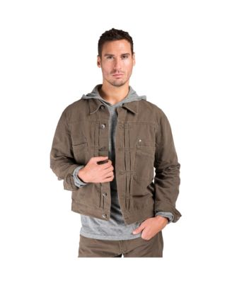 Men's Heavy Washed Canvas Trucker Jacket