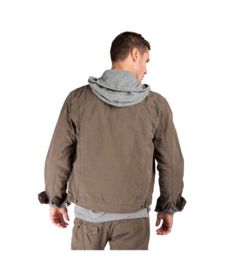 Men's Heavy Washed Canvas Trucker Jacket