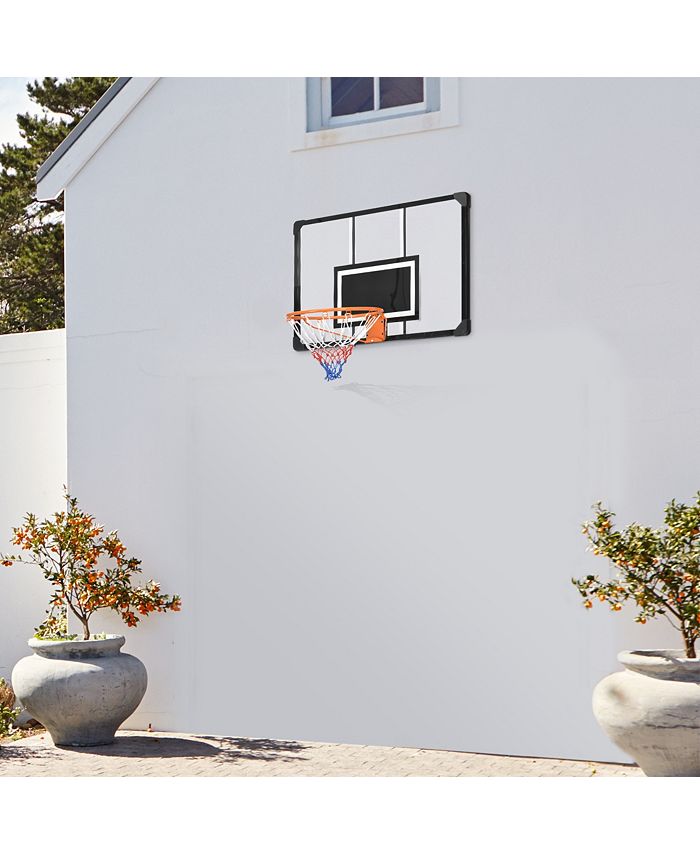 Soozier Wall Mounted Basketball Hoop with Shatter Proof Backboard Macy's