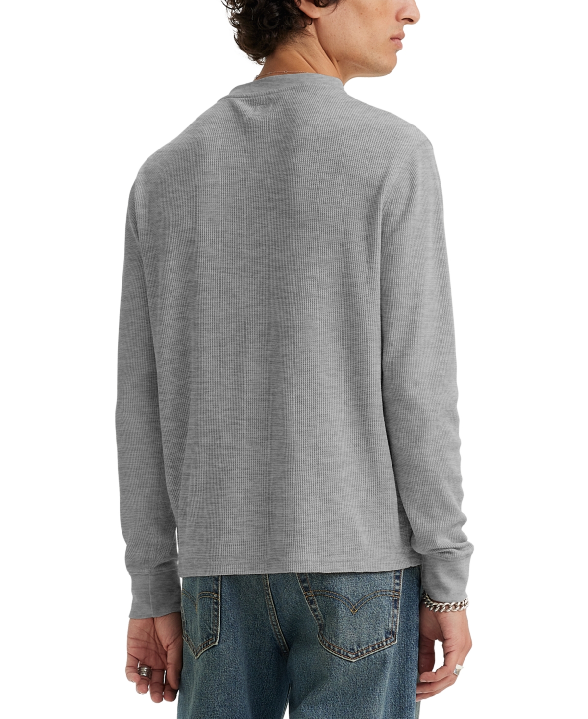 Levis Men's Long-Sleeve Thermal Henley Shirt