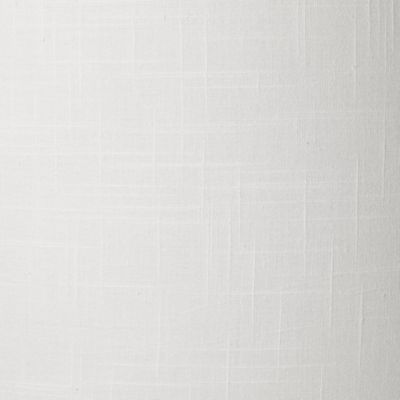 Off-White Fabric Medium Drum Lamp Shade 13" Top x 14" Bottom x 10" High (Spider) Replacement with Harp and Finial