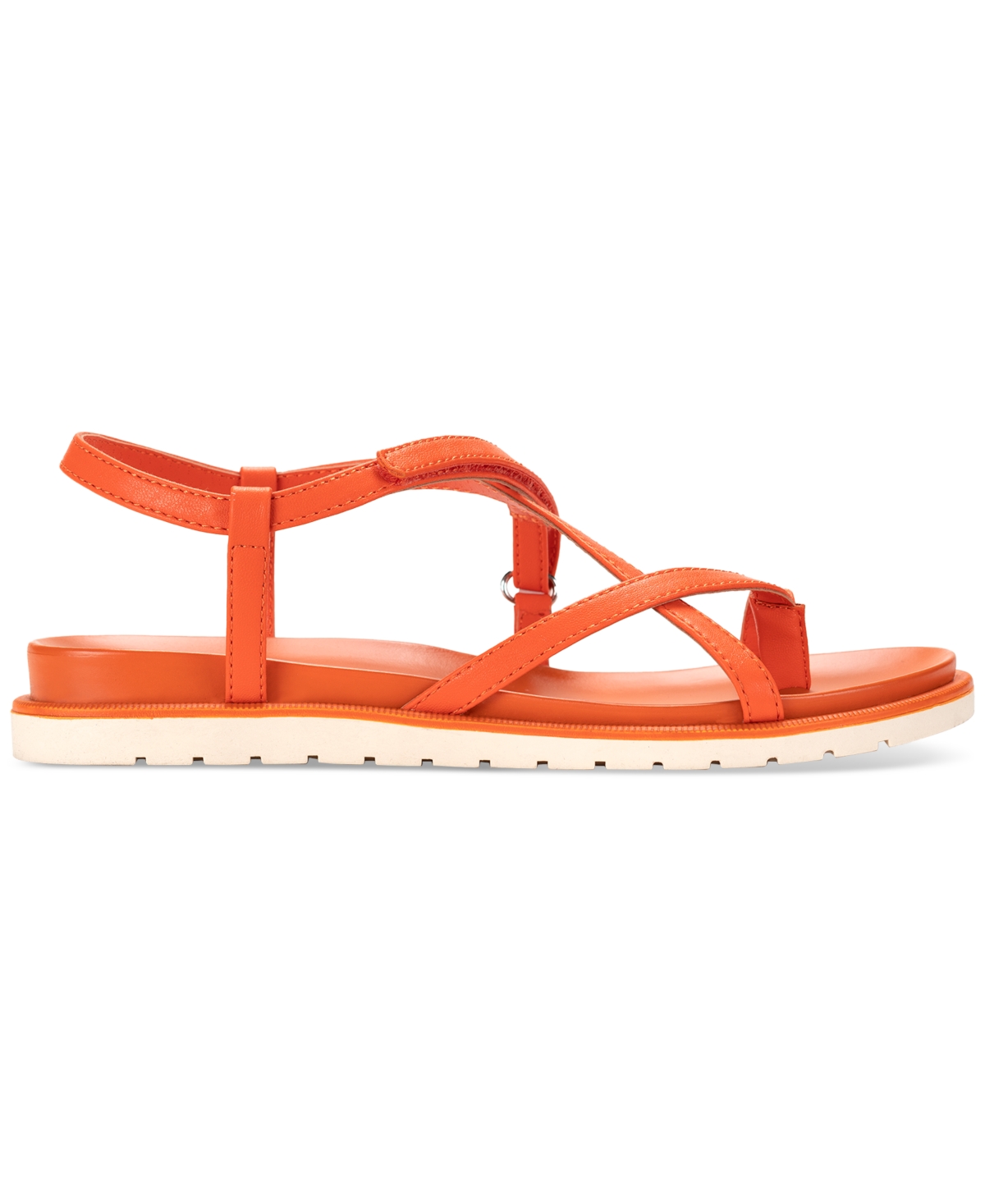Sun + Stone Women's Juune Toe Loop Strappy Flat Sandals, Created for Macy's