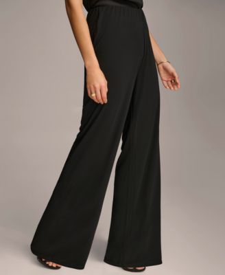 Women's Wide-Leg Jersey Pants