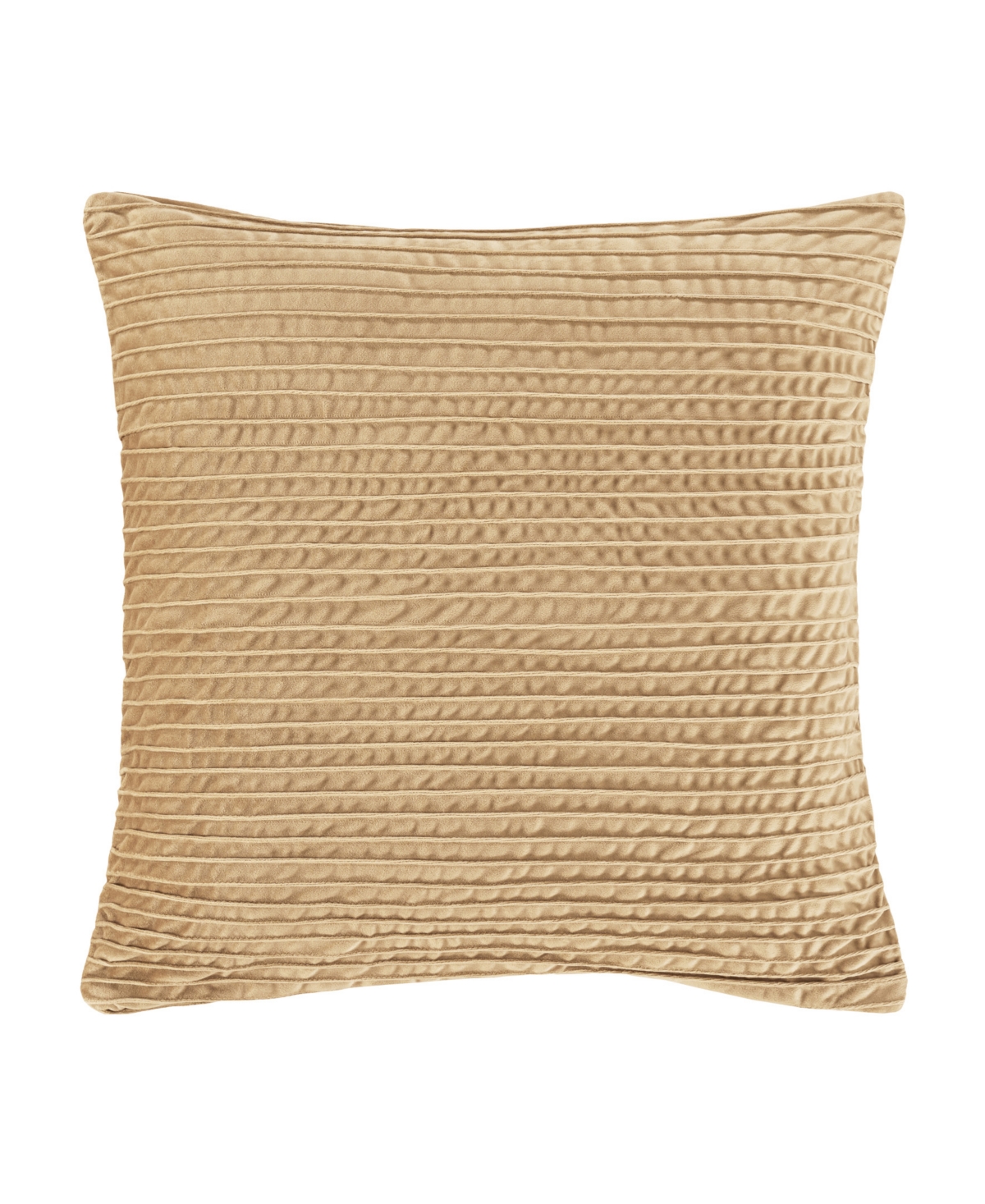 Shop J Queen New York Townsend Straight Square Decorative Pillow Cover, 20" X 20" In Gold